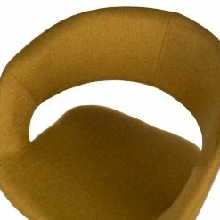 Mørteens Chaise de bureau Buggio - Tissu Cors: Jaune curry - Blanc -Chaises Boutique 1000277884 220330 033 DETAILS P000000001000277884