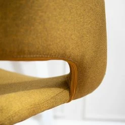 Mørteens Chaise de bureau Buggio - Tissu Cors: Jaune curry - Blanc -Chaises Boutique 1000277884 220330 038 DETAILS P000000001000277884