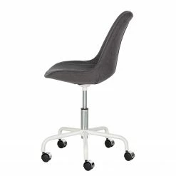 Mørteens Chaise pivotante Aledas II - Gris foncé - Blanc -Chaises Boutique 1000277902 220505 031 DETAILS P000000001000277902