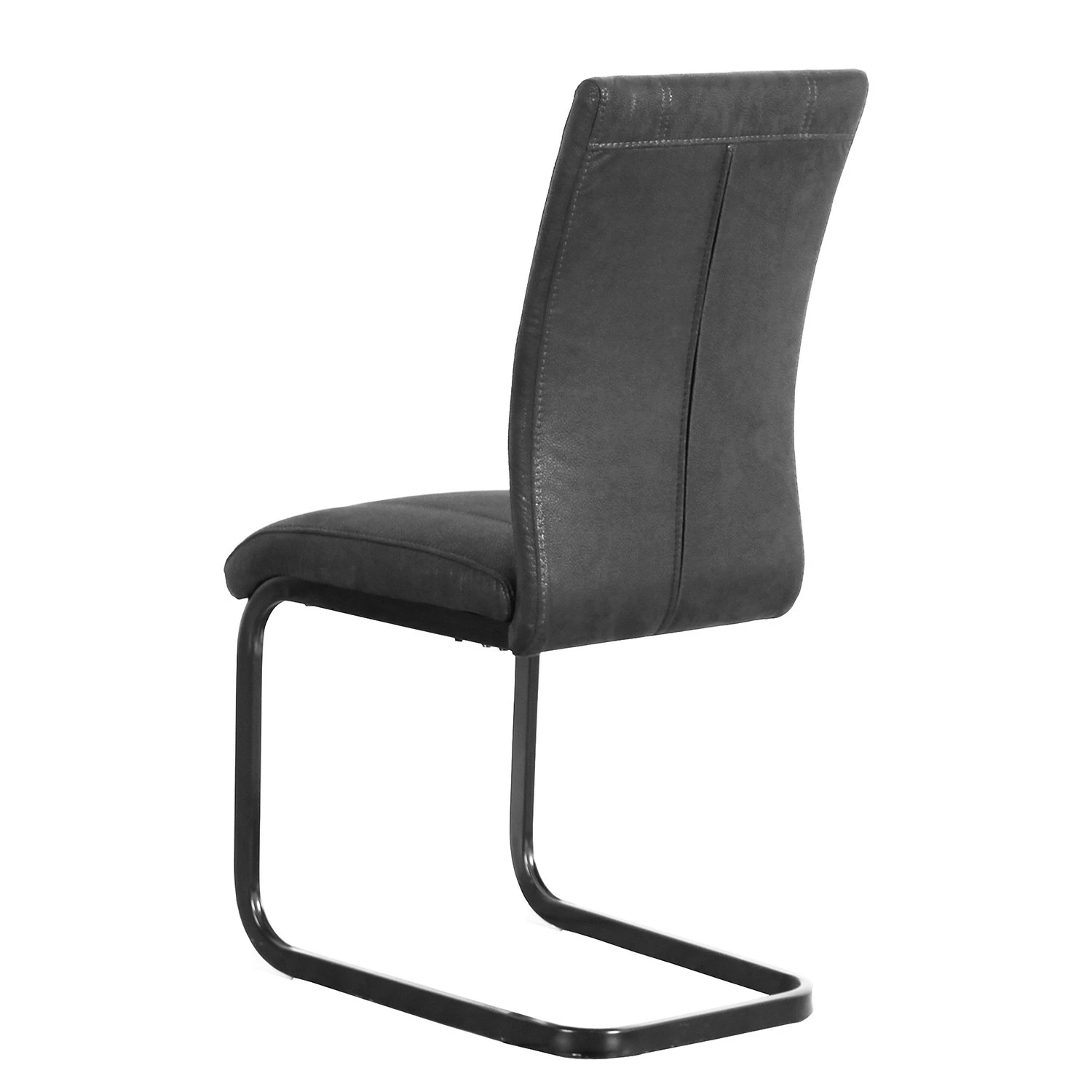 Loftscape Chaises cantilever Goldfield (lot de 2) - Noir 4 Loftscape Chaises cantilever Goldfield (lot de 2) - Noir – Image 2