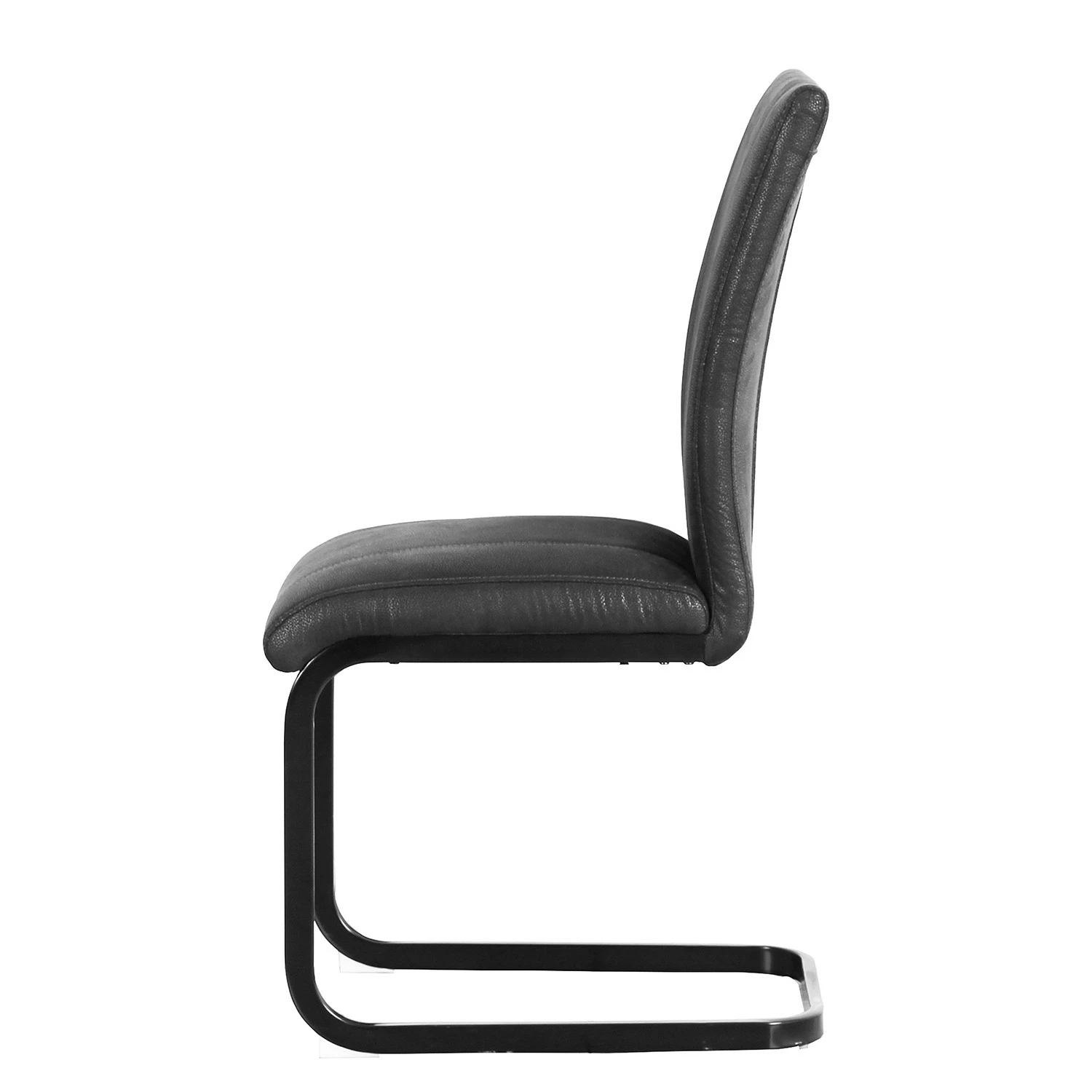 Loftscape Chaises cantilever Goldfield (lot de 2) - Noir 6 Loftscape Chaises cantilever Goldfield (lot de 2) - Noir – Image 4