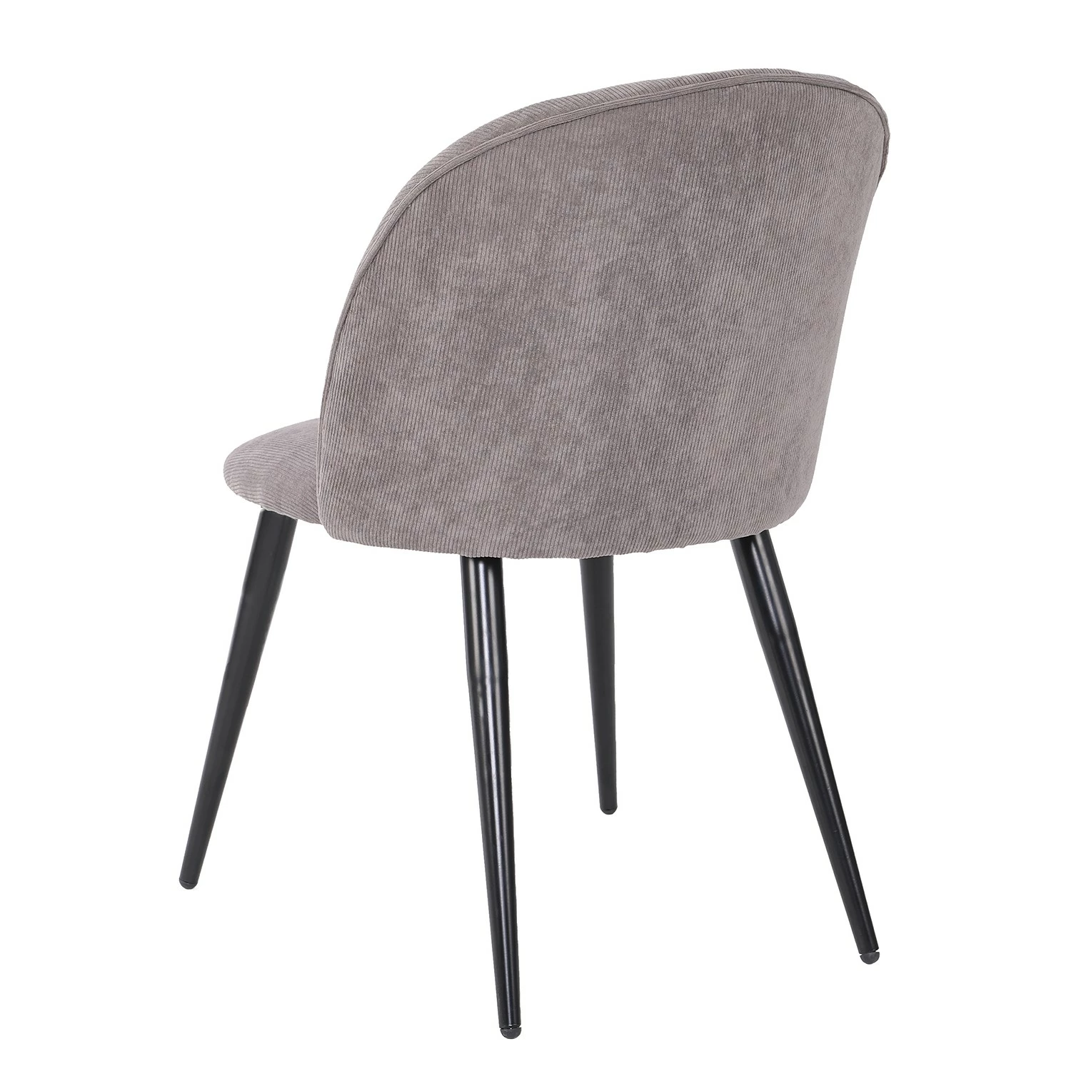 Chaises capitonnées Finnea (lot de 2) - Gris 6 Chaises capitonnées Finnea (lot de 2) - Gris – Image 4