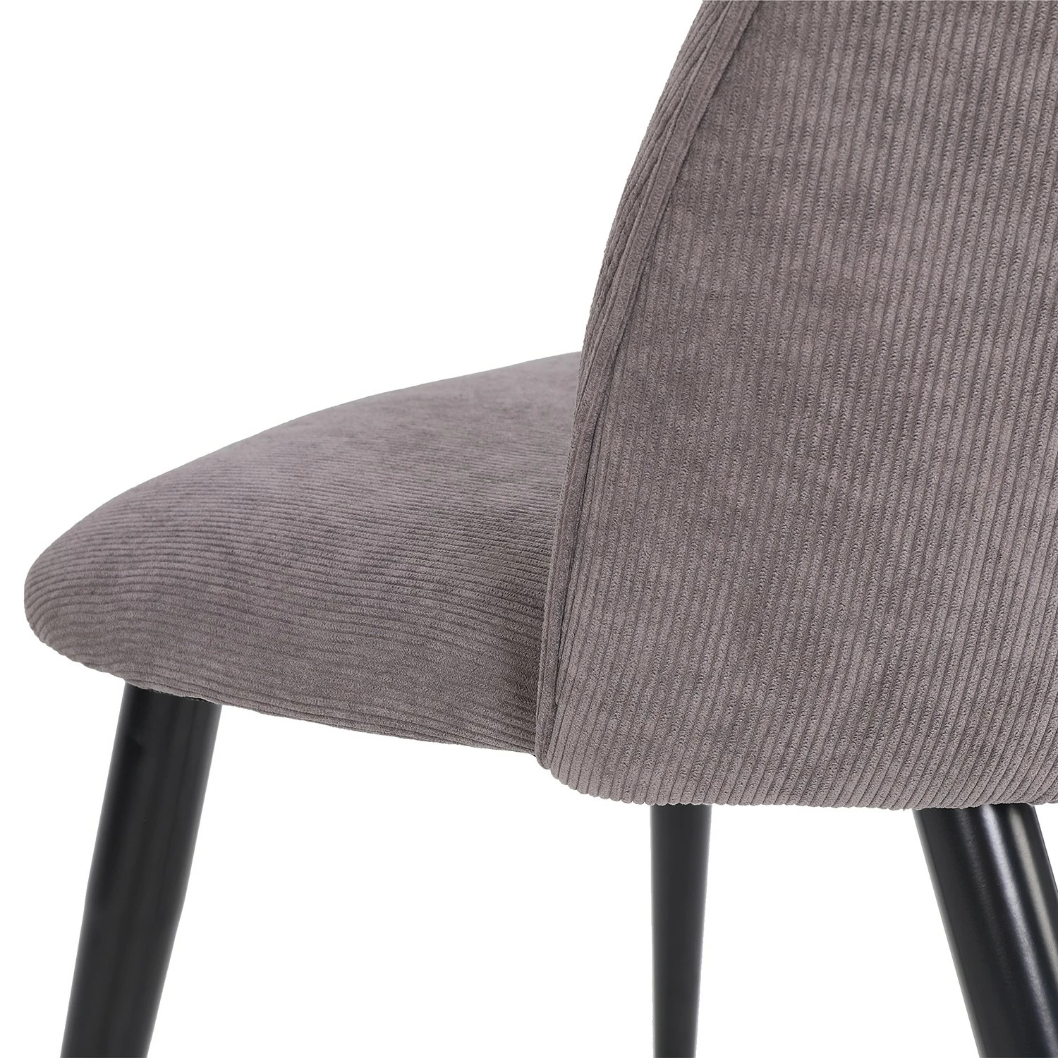 Chaises capitonnées Finnea (lot de 2) - Gris 9 Chaises capitonnées Finnea (lot de 2) - Gris – Image 7