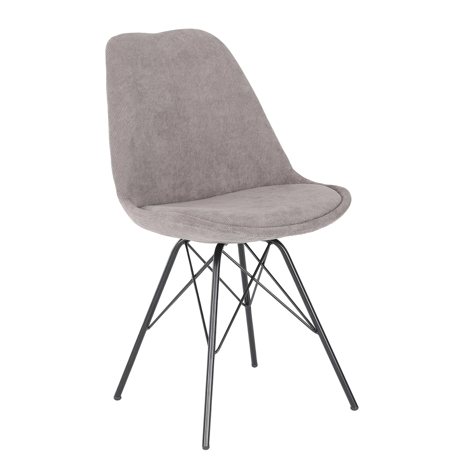 Loftscape Chaises capitonnées Flekke II (lot de 2) - gris 5 Loftscape Chaises capitonnées Flekke II (lot de 2) - gris – Image 3