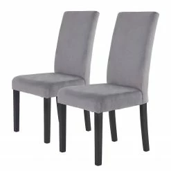 Loftscape Chaises capitonnées Talma I (lot de 2) - Gris