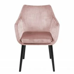 Mørteens Chaises à accoudoirs Nicholas V - Velours Kemi: Rose vieilli - Lot de 2 -Chaises Boutique 1000281666 210819 09153600015 DETAILS P000000001000281666