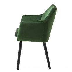 Mørteens Chaises à accoudoirs Nicholas V - Velours Kemi: Vert foncé - Lot de 2 -Chaises Boutique 1000281672 210819 09172700040 DETAILS P000000001000281672