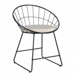 Ars manufacti Chaises Ceza (lot de 2) - Beige / Noir -Chaises Boutique 1000281734 220920 055 DETAILS P000000001000281734