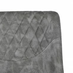 Ars manufacti Chaise à accoudoirs Cielo - Imitation cuir / Acier - Gris vintage / Noir -Chaises Boutique 1000281736 220920 060 DETAILS P000000001000281736