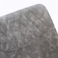 Ars manufacti Chaises Cielo (lot de 2) - Imitation cuir / Acier - Gris vintage / Noir -Chaises Boutique 1000281745 220324 060 DETAILS P000000001000281745