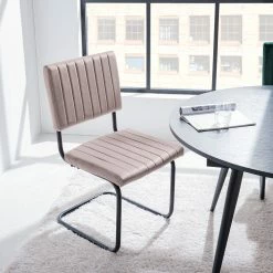 Jack & Alice Chaises cantilever Fillan (lot de 2) - Beige clair -Chaises Boutique 1000281753 220615 021 MOOD DETAILS P000000001000281753 mood