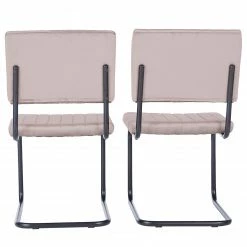Jack & Alice Chaises cantilever Fillan (lot de 2) - Beige clair -Chaises Boutique 1000281753 220615 060 DETAILS P000000001000281753