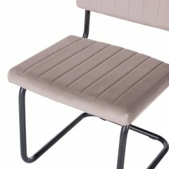 Jack & Alice Chaises cantilever Fillan (lot de 2) - Beige clair -Chaises Boutique 1000281753 220615 150 DETAILS P000000001000281753