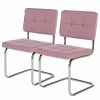 Fredriks Chaises cantilever Feliz (lot de 2) - Rose