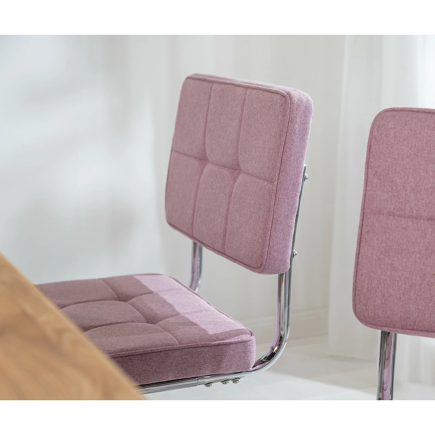 Fredriks Chaises cantilever Feliz (lot de 2) - Rose 5 Fredriks Chaises cantilever Feliz (lot de 2) - Rose – Image 3