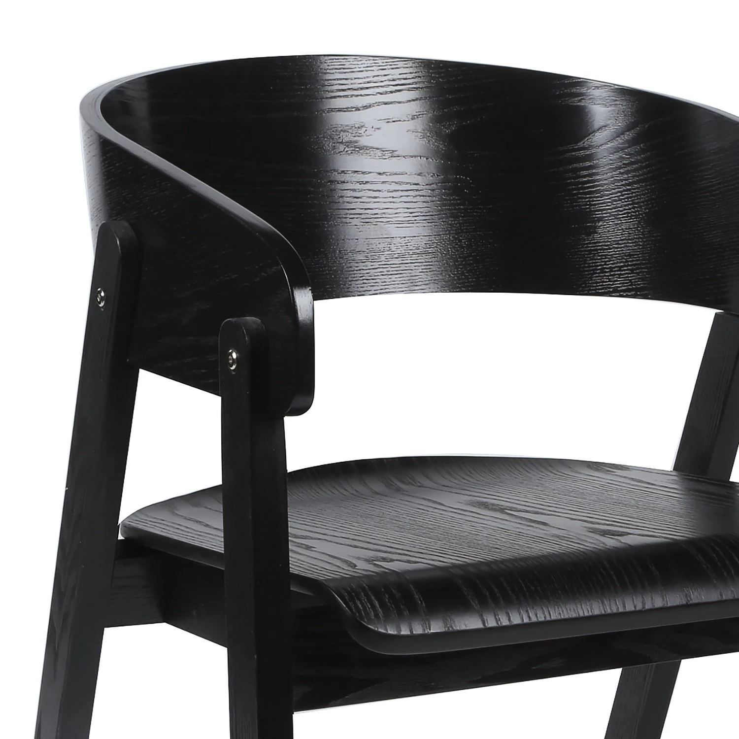 Studio Copenhagen Chaise à accoudoirs Goose - Noir 4 Studio Copenhagen Chaise à accoudoirs Goose - Noir – Image 2