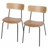 Ars manufacti Chaises Harvi (lot de 2) - Imitation Frêne