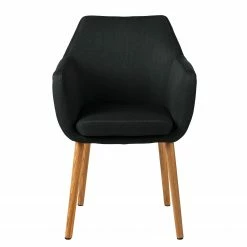 Mørteens Chaises à accoudoirs Nicholas - Tissu Cors: Anthracite - Lot de 2 -Chaises Boutique 1000281820 210819 09280300125 DETAILS P000000001000281820