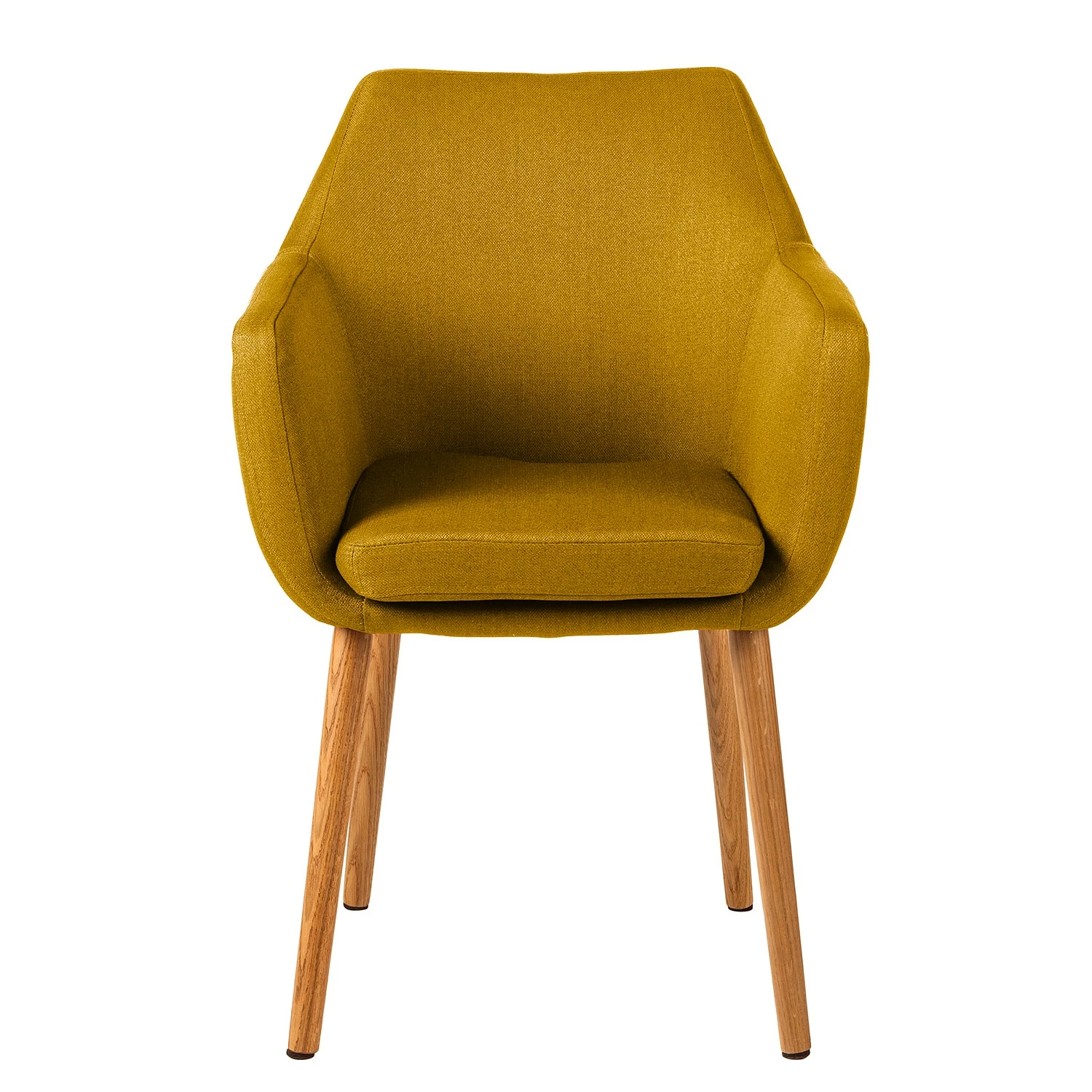 Mørteens Chaises à accoudoirs Nicholas - Tissu Cors: Jaune curry - Lot de 2 5 Mørteens Chaises à accoudoirs Nicholas - Tissu Cors: Jaune curry - Lot de 2 – Image 3