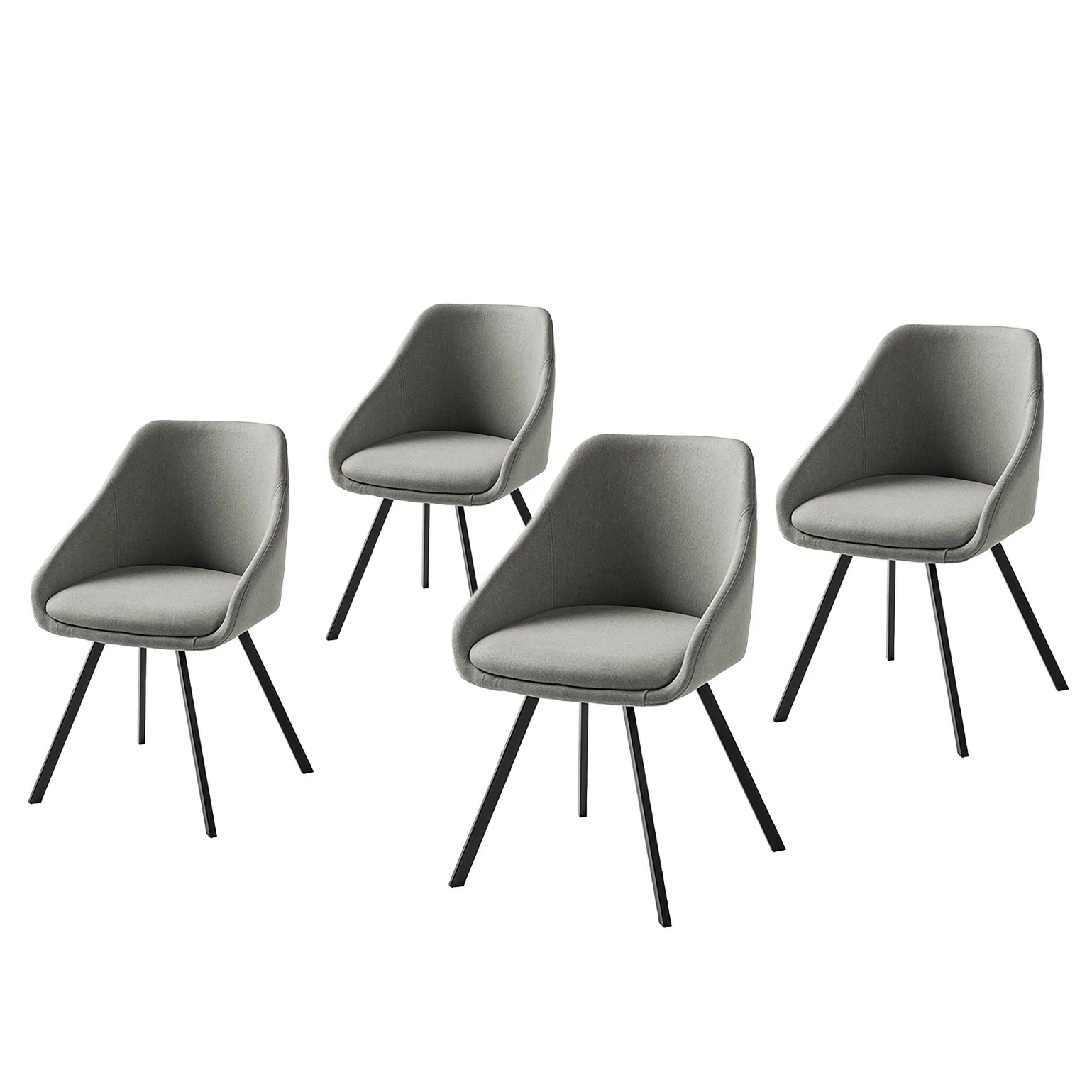 Mørteens Chaise à accoudoirs Melbu - Lot de 4 3 Mørteens Chaise à accoudoirs Melbu - Lot de 4