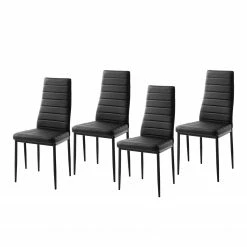 Mooved Chaise Maia - Noir - Lot de 4
