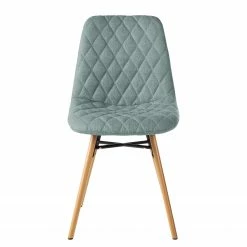 Mørteens Chaises capitonnées Farelas - Tissu Cors: Gris menthe - Lot de 4 -Chaises Boutique 1000282526 210819 09463000506 DETAILS P000000001000282526