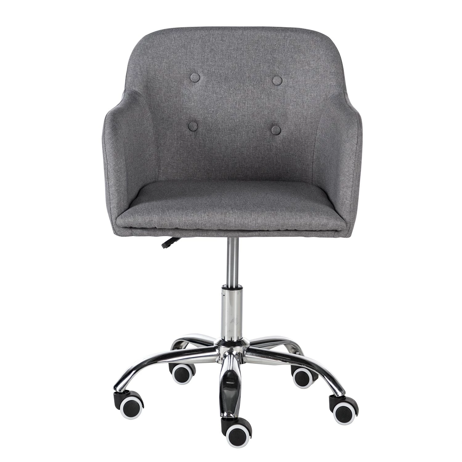 Furnitive Chaise de bureau Emalia - Gris 7 Furnitive Chaise de bureau Emalia - Gris – Image 5