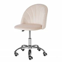 Velvet Studio Chaise de bureau Emely - Crème