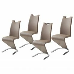 Fredriks Chaise cantilever Amanda I - Lot de 4