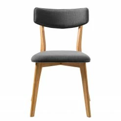 Mørteens Chaise Colson - Tissu / Hévéa massif - Gris foncé / Chêne - Lot de 4 9 Mørteens Chaise Colson - Tissu / Hévéa massif - Gris foncé / Chêne - Lot de 4 -Chaises Boutique 1000284008 210813 16503100015 DETAILS P000000001000284008