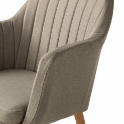 Mørteens Chaise à accoudoirs Leedy I - Tissu Zea: Beige - Lot de 2 -Chaises Boutique 1000284185 210823 08534300007 DETAILS P000000001000284185