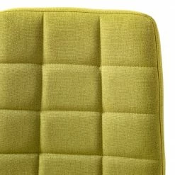 Mørteens Chaise capitonnée Doskie II - Lin / Chêne massif - Citron vert - Lot de 4 -Chaises Boutique 1000284205 210823 08535600241 DETAILS P000000001000284205