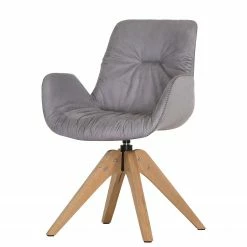 Red Living Chaise capitonnée Wilbur II - Platine