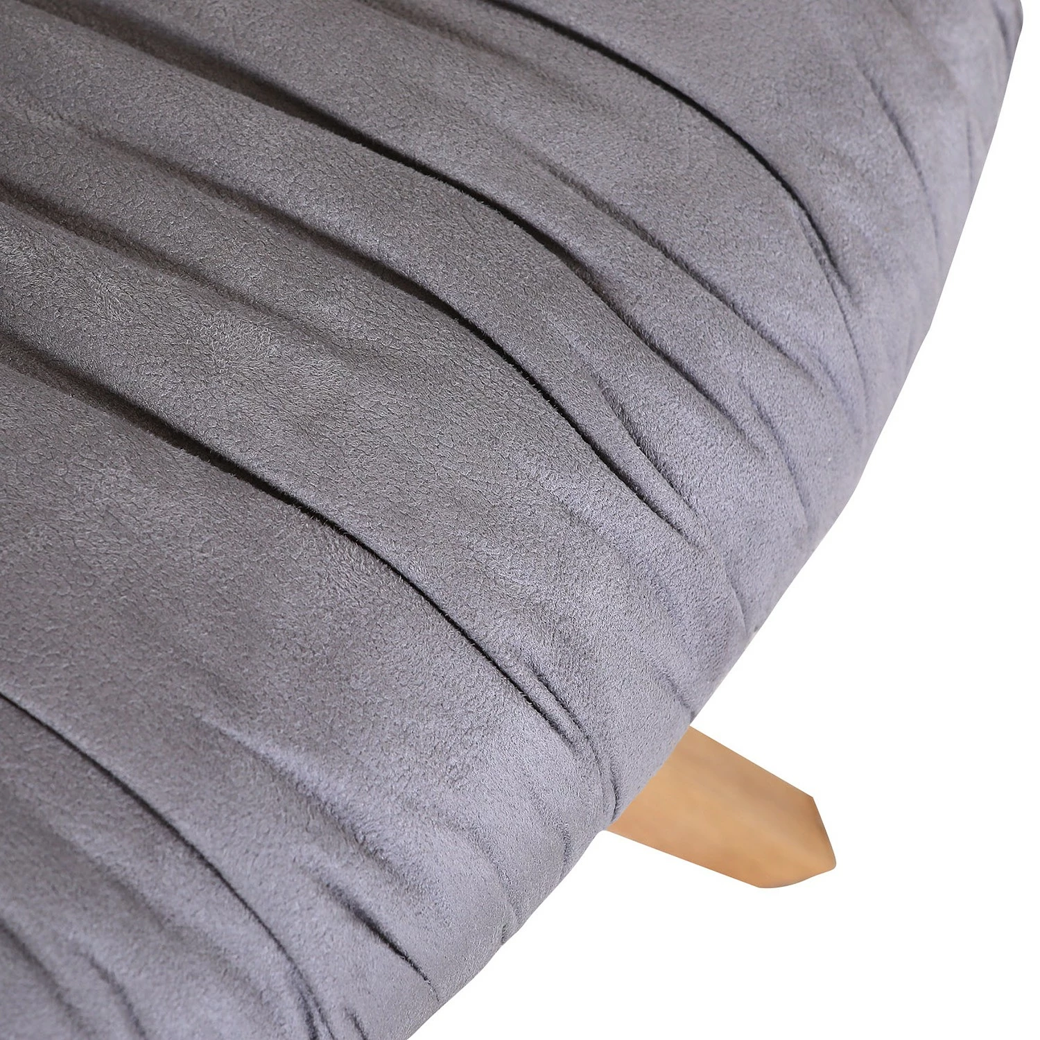 Red Living Chaise capitonnée Wilbur II - Platine 7 Red Living Chaise capitonnée Wilbur II - Platine – Image 5