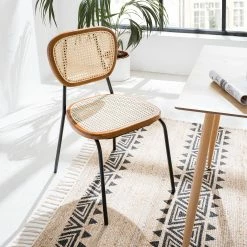 Maison Belfort Chaises Ramona (lot de 2) - Rotin & Hêtre massif / Acier - Beige & Hêtre / Chrome 19 Maison Belfort Chaises Ramona (lot de 2) - Rotin & Hêtre massif / Acier - Beige & Hêtre / Chrome -Chaises Boutique 1000285155 220609 021 MOOD DETAILS P000000001000285155 mood