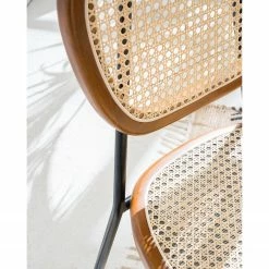 Maison Belfort Chaises Ramona (lot de 2) - Rotin & Hêtre massif / Acier - Beige & Hêtre / Chrome 29 Maison Belfort Chaises Ramona (lot de 2) - Rotin & Hêtre massif / Acier - Beige & Hêtre / Chrome -Chaises Boutique 1000285155 220609 035 DETAILS P000000001000285155