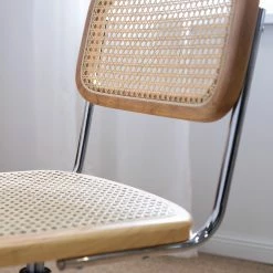 Mørteens Chaise de bureau Ramon - Rotin / Hêtre massif / Acier - Beige / Hêtre / Chrome 22 Mørteens Chaise de bureau Ramon - Rotin / Hêtre massif / Acier - Beige / Hêtre / Chrome -Chaises Boutique 1000285156 220518 021 MOOD DETAILS P000000001000285156 mood