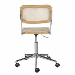 Mørteens Chaise de bureau Ramon - Rotin / Hêtre massif / Acier - Beige / Hêtre / Chrome 21 Mørteens Chaise de bureau Ramon - Rotin / Hêtre massif / Acier - Beige / Hêtre / Chrome -Chaises Boutique 1000285156 220524 040 DETAILS P000000001000285156