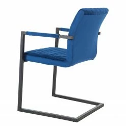 Ars manufacti Chaise à accoudoirs Finga II - Bleu 15 Ars manufacti Chaise à accoudoirs Finga II - Bleu -Chaises Boutique 1000285319 220810 033 DETAILS P000000001000285319