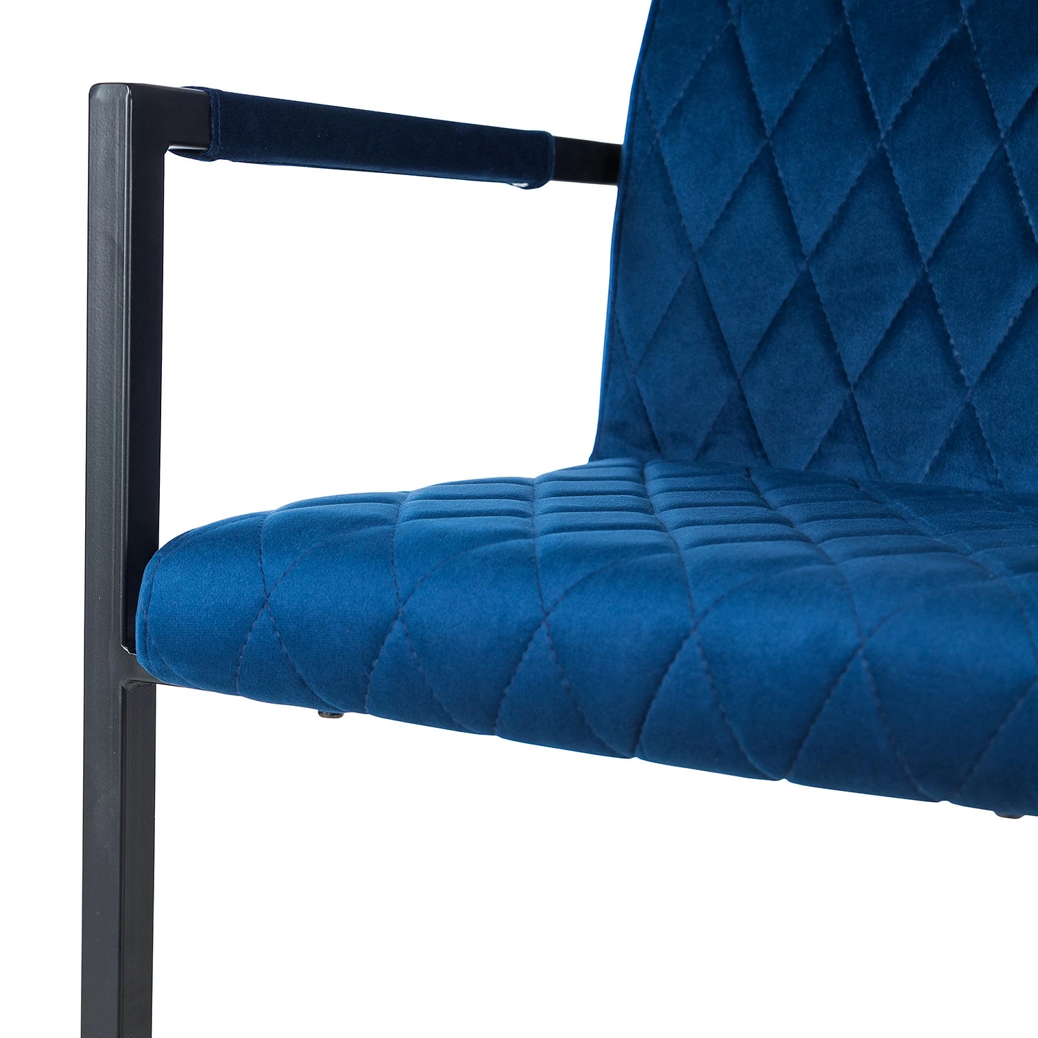 Ars manufacti Chaise à accoudoirs Finga II - Bleu 8 Ars manufacti Chaise à accoudoirs Finga II - Bleu – Image 6