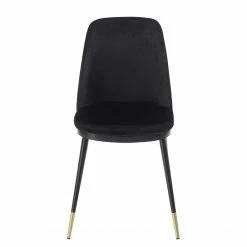 Jack & Alice Chaises Siama (lot de 2) - Noir -Chaises Boutique 1000285332 220719 030 DETAILS P000000001000285332