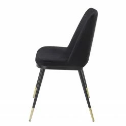 Jack & Alice Chaises Siama (lot de 2) - Noir -Chaises Boutique 1000285332 220719 040 DETAILS P000000001000285332