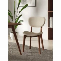 Norrwood Chaises capitonnées Nadir (lot de 2) - Crème - Imitation noyer 13 Norrwood Chaises capitonnées Nadir (lot de 2) - Crème - Imitation noyer -Chaises Boutique 1000299039 211019 11164000266 MOOD DETAILS P000000001000299039 mood