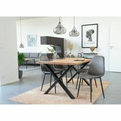 Red Living Chaises Renty II (lot de 2) - Gris - Noir -Chaises Boutique 1000299404 211012 13445500095 MOOD DETAILS P000000001000299404 mood