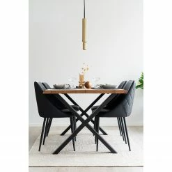 Red Living Chaise à accoudoirs Hackberry (lot de 2) - Noir -Chaises Boutique 1000299409 220131 08340000022 MOOD DETAILS P000000001000299409 mood