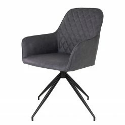 Red Living Chaise à accoudoirs Colachel I - Gris vintage