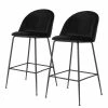 Red Living Chaises de bar Maxou II (lot de 2) - Noir -Chaises Boutique 1000299418 211012 13445500143 IMAGE P000000001000299418