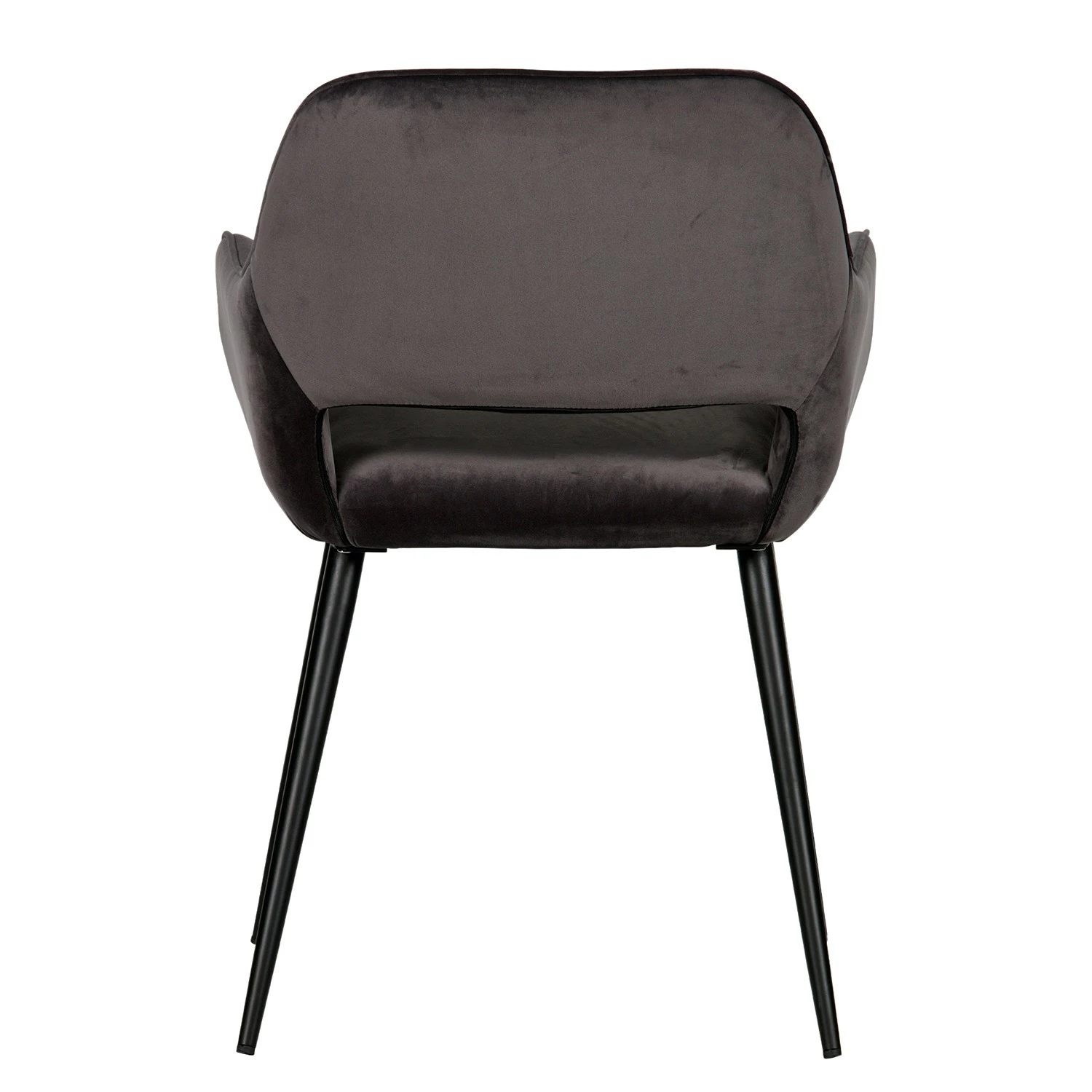 Red Living Chaises à accoudoirs Avril (lot de 2) - Gris marron 8 Red Living Chaises à accoudoirs Avril (lot de 2) - Gris marron – Image 6