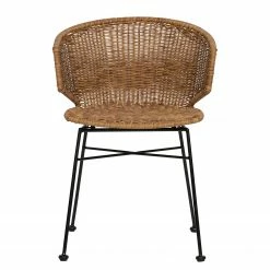 Red Living Chaises Malvan (lot de 2) - Polyrotin / Acier - Polyrotin / Noir -Chaises Boutique 1000303869 211105 13105600153 DETAILS P000000001000303869