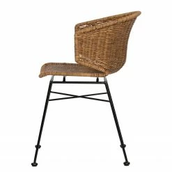 Red Living Chaises Malvan (lot de 2) - Polyrotin / Acier - Polyrotin / Noir -Chaises Boutique 1000303869 211105 13105600164 DETAILS P000000001000303869